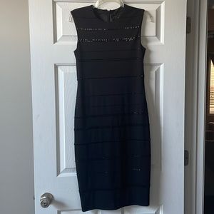 Vintage Laundry Black Beaded Dress